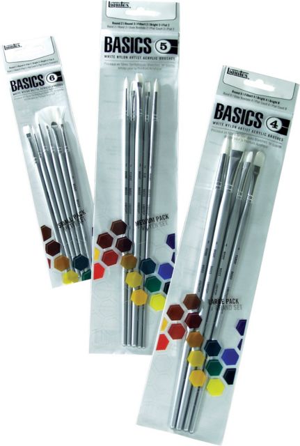 BASICS 6 SMALL BRUSH PK