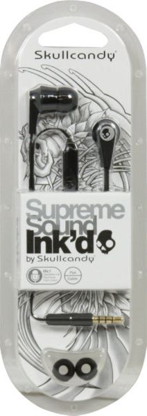 Skullcandy Ink'd Earbuds with Microphone Black