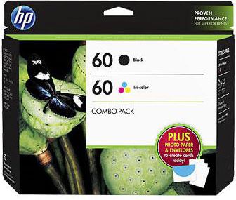 INK HP 60 COMBO CARTRIDGE
