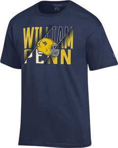 William Penn University  Helmet Short Sleeve T-Shirt