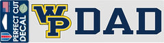 William Penn University  3'' x 10'' Dad Decal