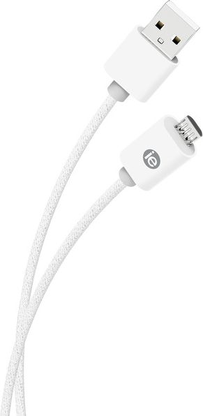 iEssential 10ft Braided Micro USB Cable White
