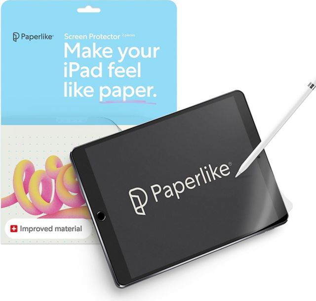 Paperlike 2.1 iPad Screen Protector, iPad 10.2in, Clear