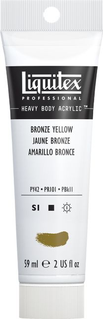 Heavy Body Acrylic 2oz Bronze Yellow