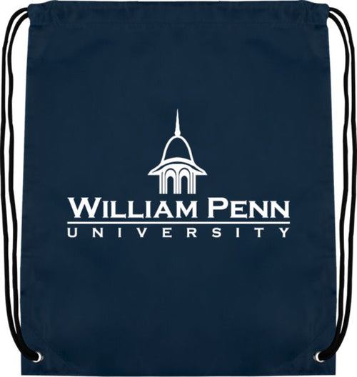 William Penn Drawstring Backpack William Penn University Institutional - ONLINE ONLY