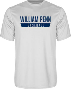 William Penn Performance Tee William Penn - Baseball - ONLINE ONLY