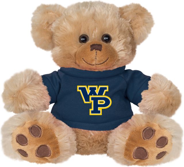 William Penn Plush Big Paw 8 1/2 inch Bear w/Navy Shirt William Penn Athletic Mark - ONLINE ONLY
