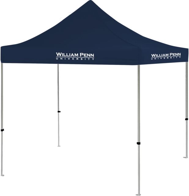 William Penn 9 ft x 9 ft Tent William Penn University Institutional Wordmark - ONLINE ONLY