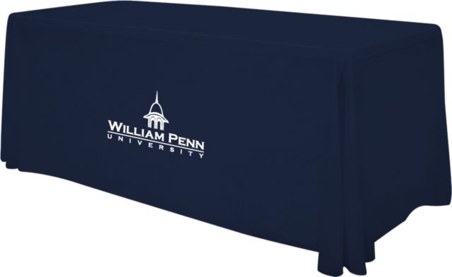 William Penn 6 foot Table Throw William Penn University Institutional - ONLINE ONLY