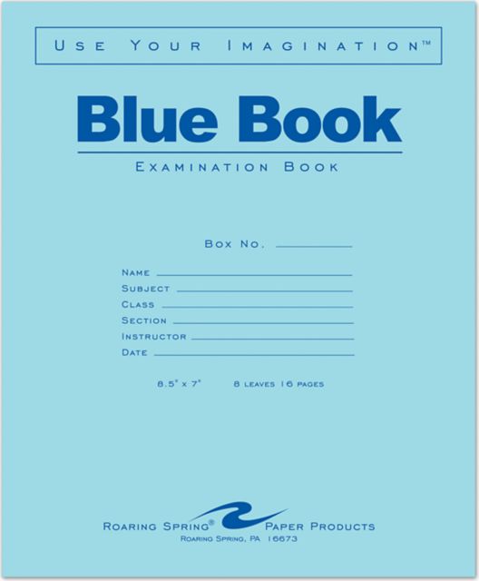 BLUE BK 8.5x7 8SH/16PG